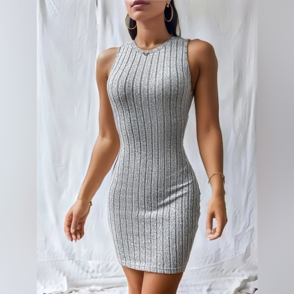 Dresses & Skirts - FREE! With $15 purchase BRAND NEW! Women’s Ribbed Bodycon Crew Neck Sexy Fun